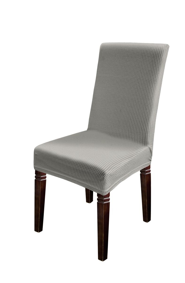Stuhlhusse taupe 95% Polyester, 5% Spandex B/H/L: ca. 45x60x40 cm