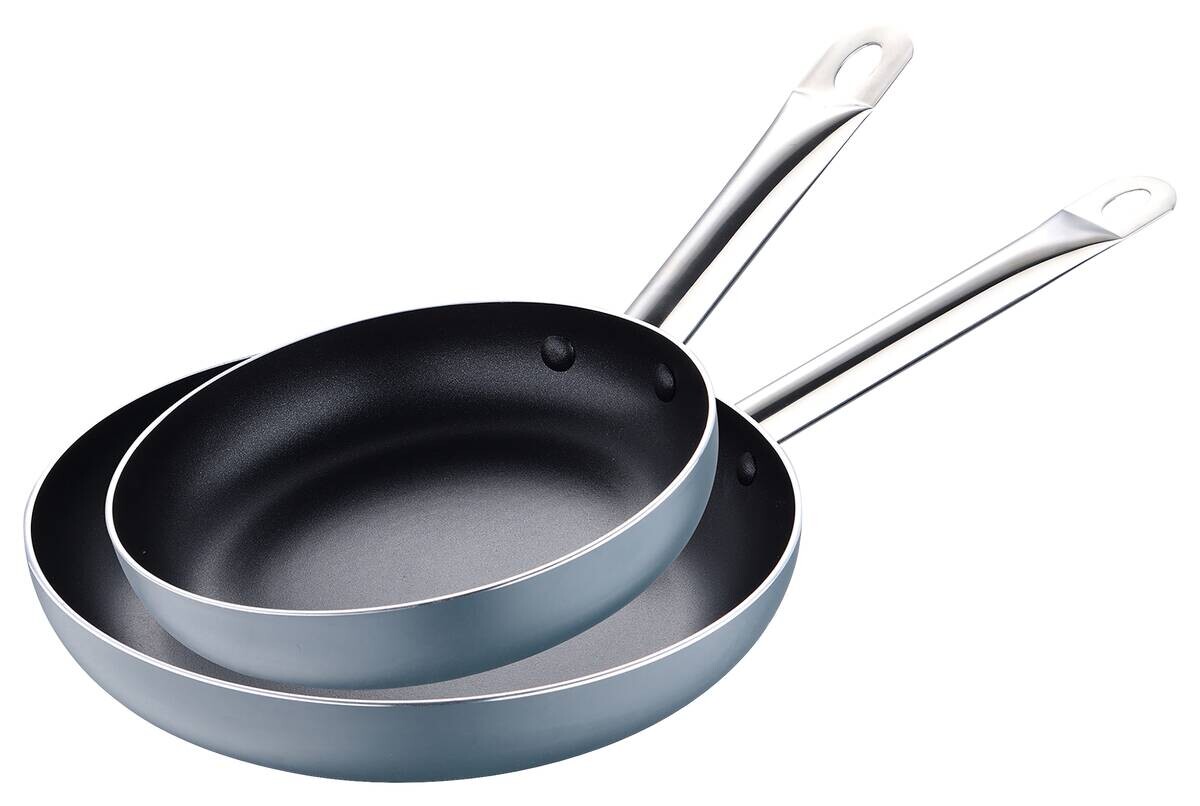 BERGNER Pfannenset Professional chef anthracite anthrazit Aluminium 2 tlg.