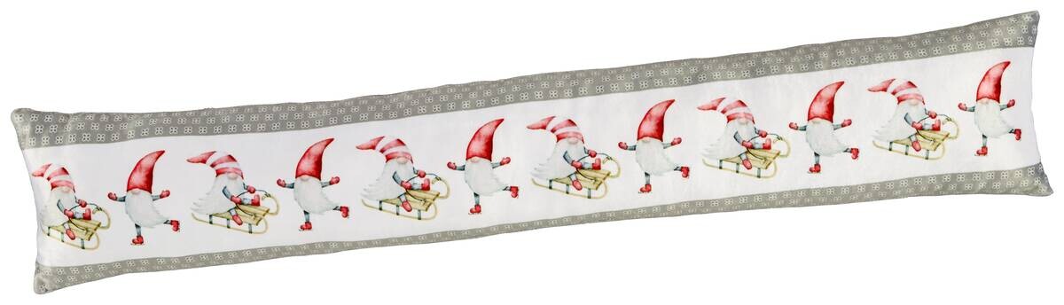 Zugluftstopper grau 100% Polyester B/L: ca. 15x90 cm