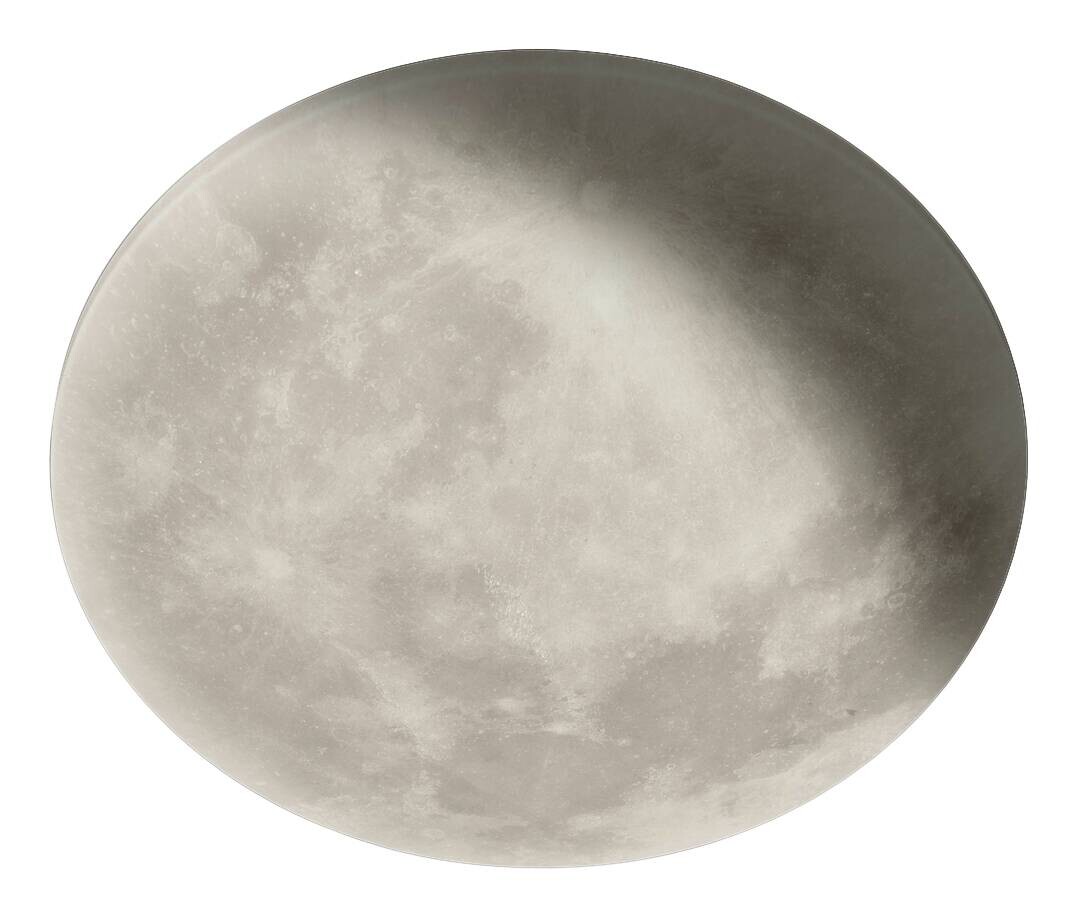 Reality LED-Deckenleuchte Lunar grau Acryl H/D: ca. 10x40 cm