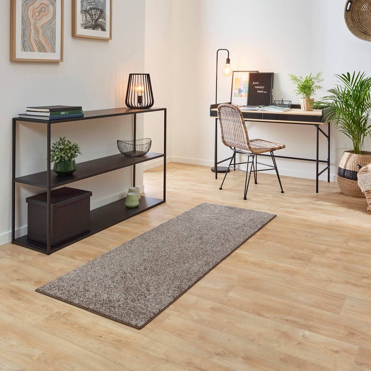 Teppich Tampa kamel B/L: ca. 67x180 cm