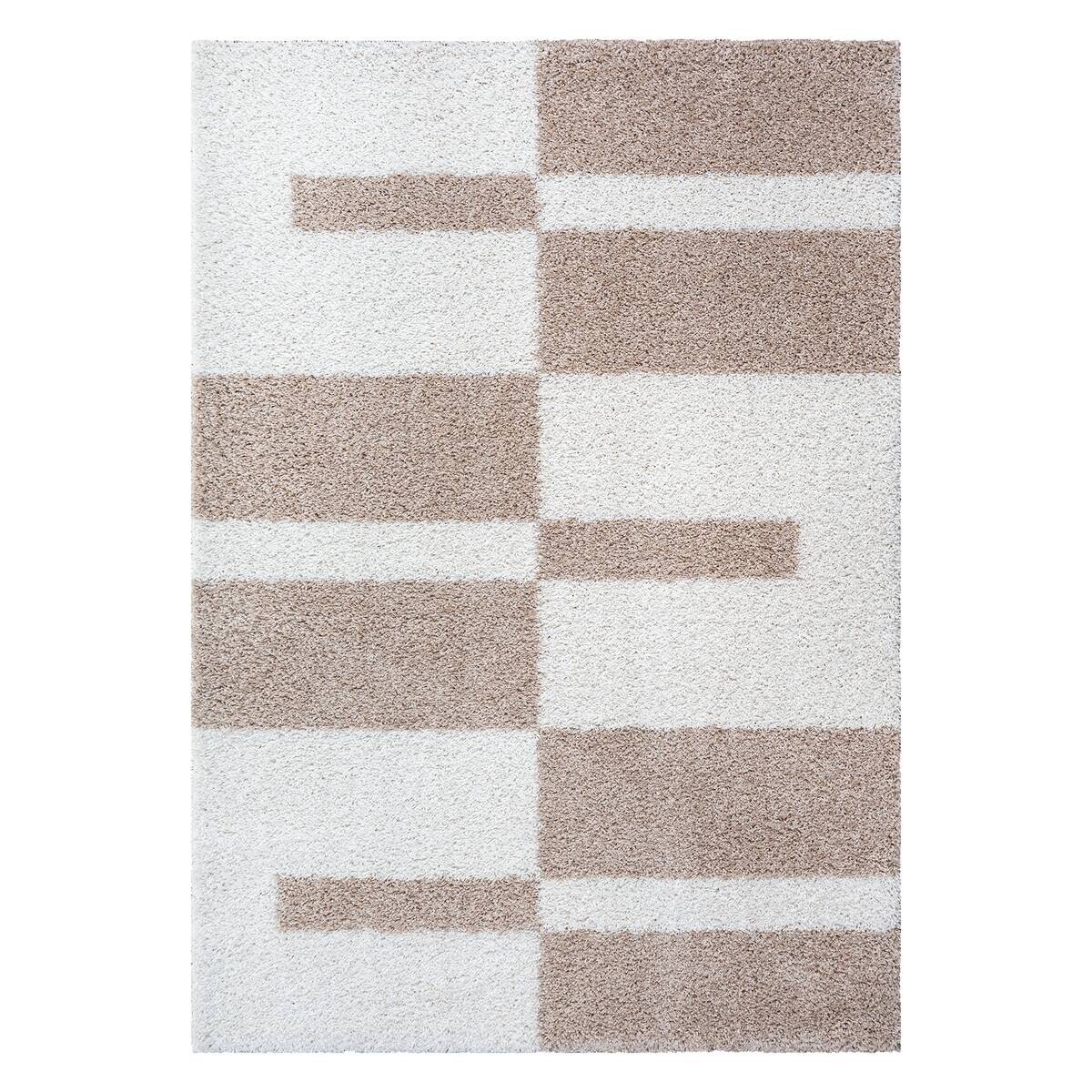 Sanat Hochflorteppich MILANO beige B/L: ca. 80x200 cm