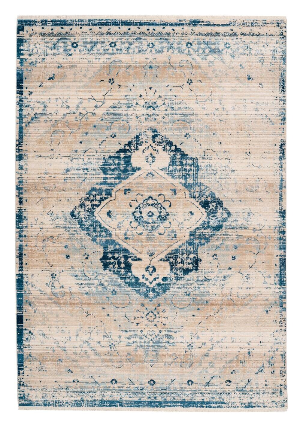 Arte Espina Kurzflorteppich Baroque 525 creme B/H/L: ca. 80x0,5x150 cm