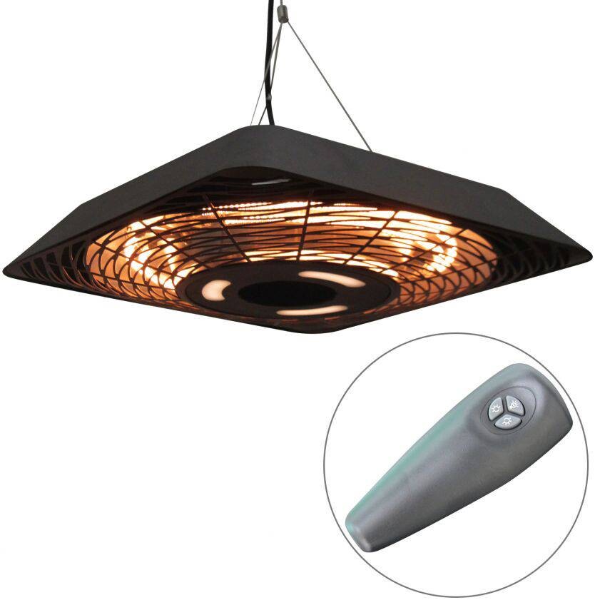 Outsunny Deckenheizstrahler 842-136V90 schwarz B/H/T: ca. 45x10x45 cm