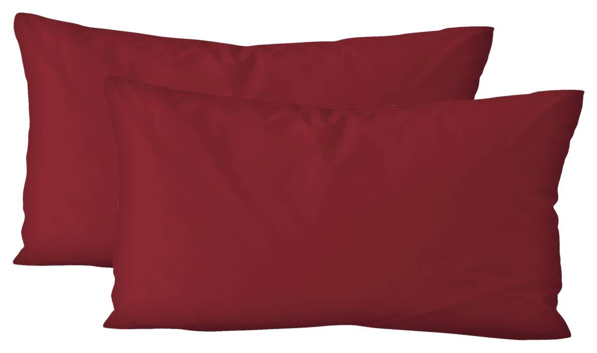 Kissenbezug Jersey bordeaux Baumwolle B/L: ca. 40x80 cm