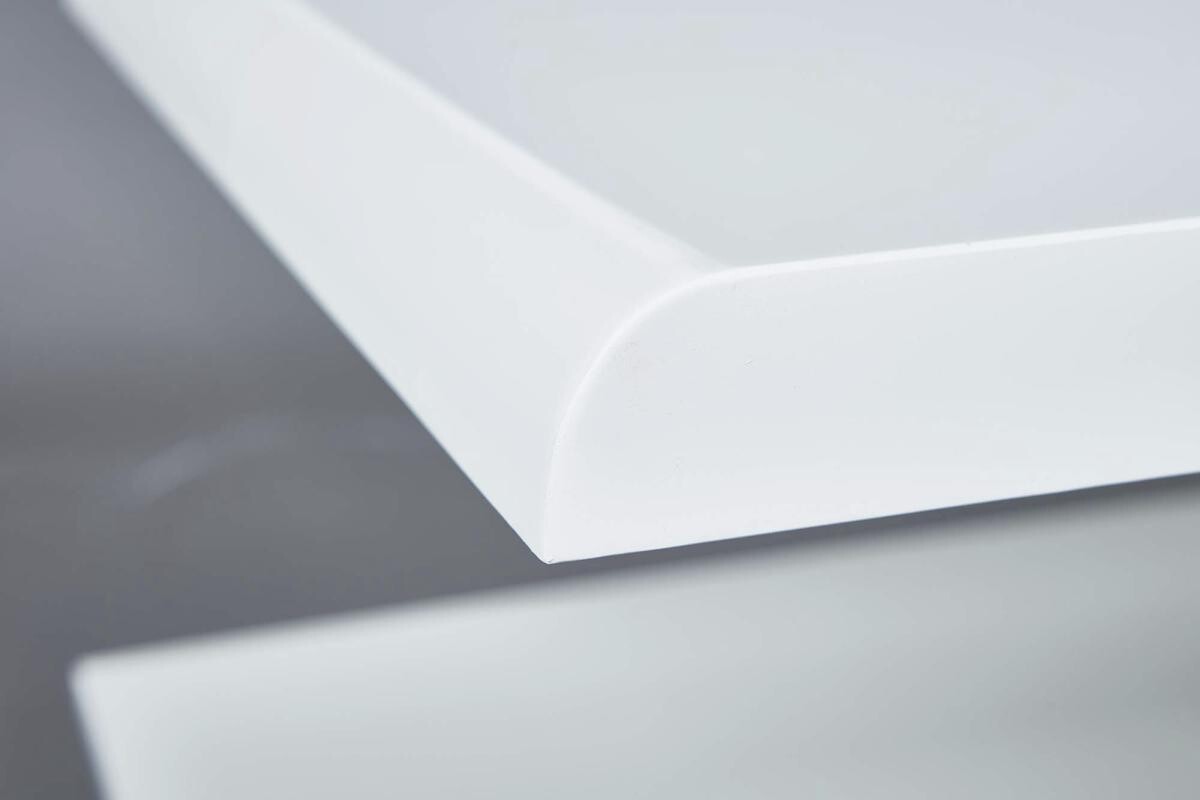 Couchtisch Joliet weiß Eiche Wild Nachbildung B/H/T: ca. 110x45x66 cm