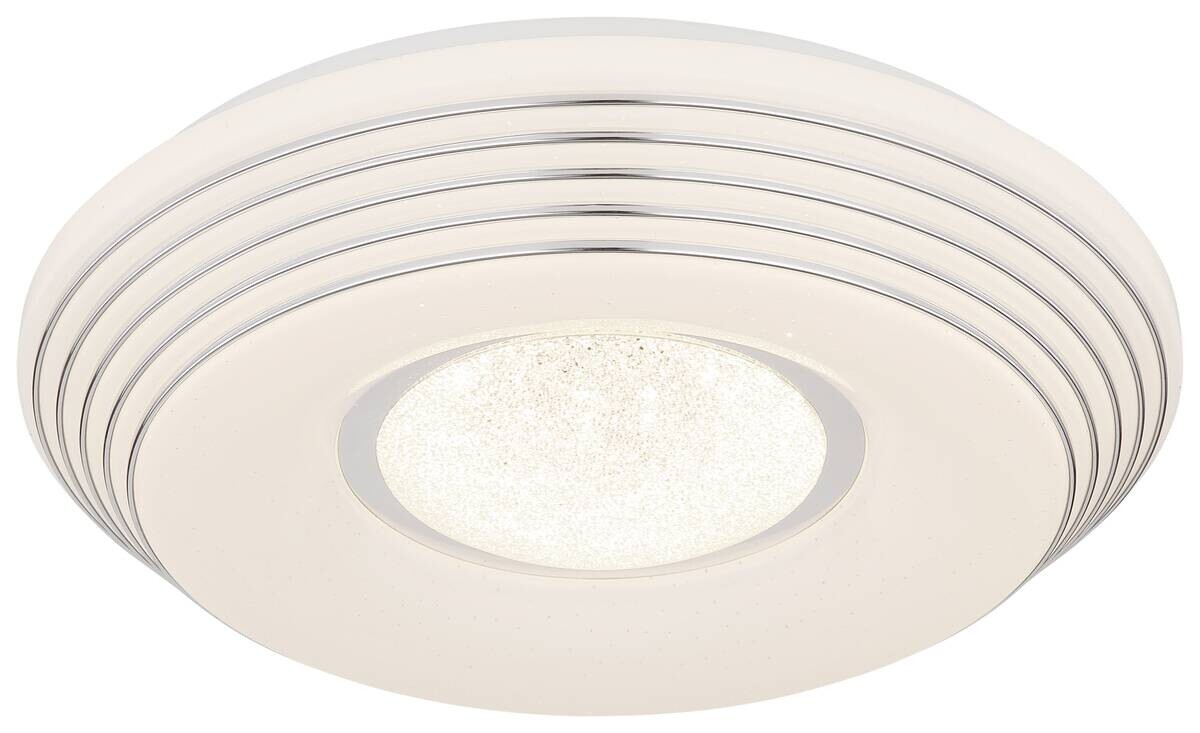 GLOBO Deckenleuchte Opal weiß Kunststoff Acryl H/D: ca. 7x39 cm 1 Brennstellen