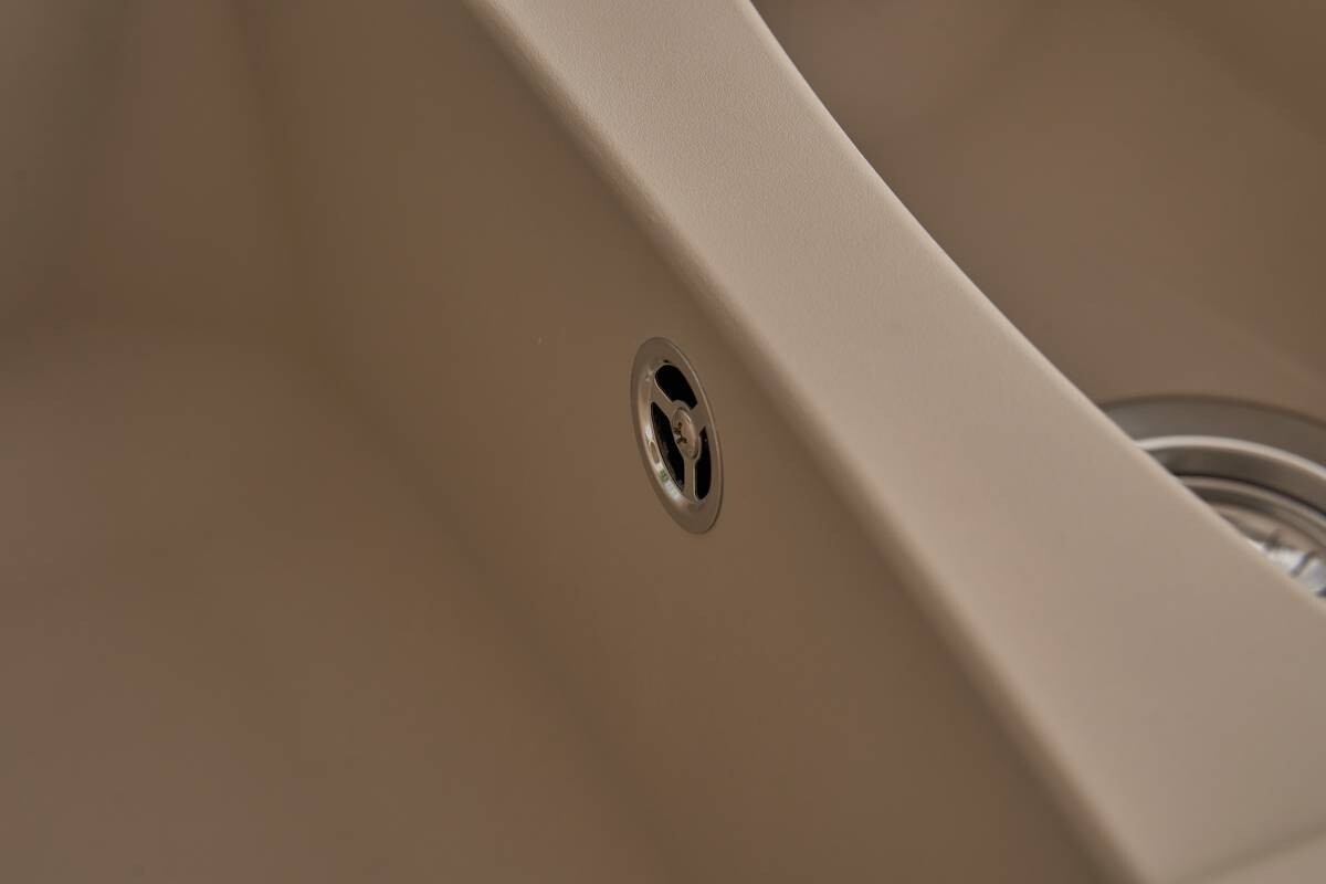 Respekta Einbauspüle Boston 100 x 50 B sandbeige Mineralite B/H/T: ca. 100x20x50 cm