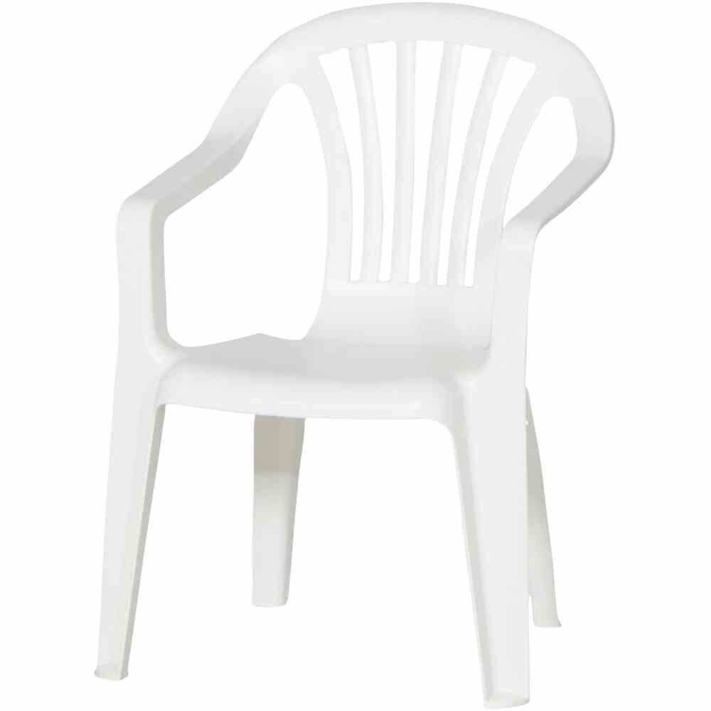 ProGarden Kindermöbel-Set weiß Kunststoff B/H/L: ca. 38x53x43 cm