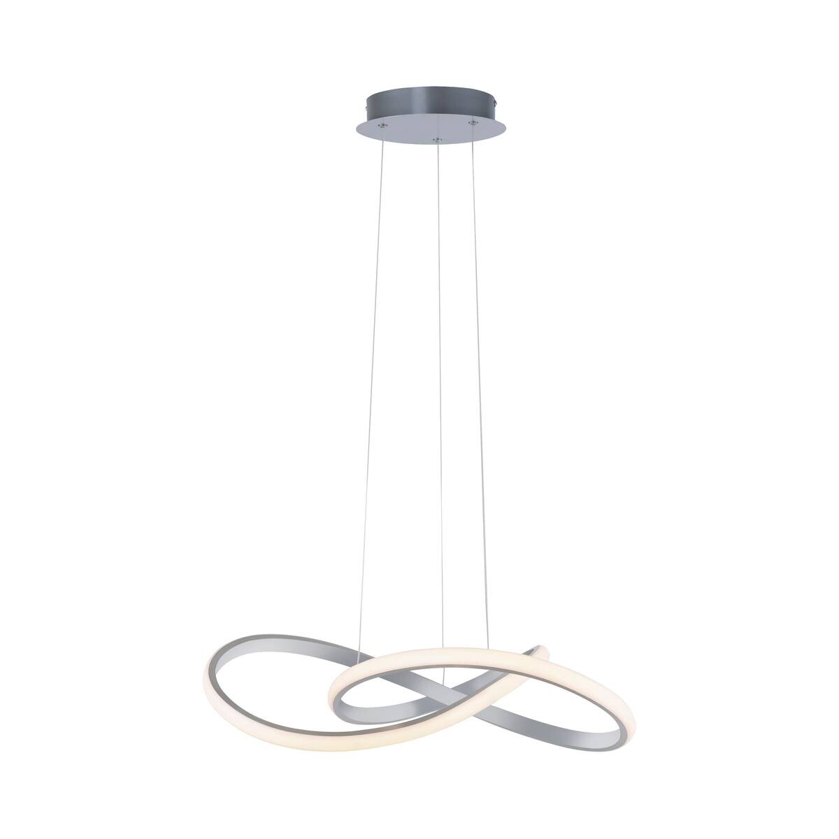 Just Light LED-Pendelleuchte MARIA 15402-95 Alu Aluminium Gummi H/D: ca. 120x57 cm 1 Brennstellen
