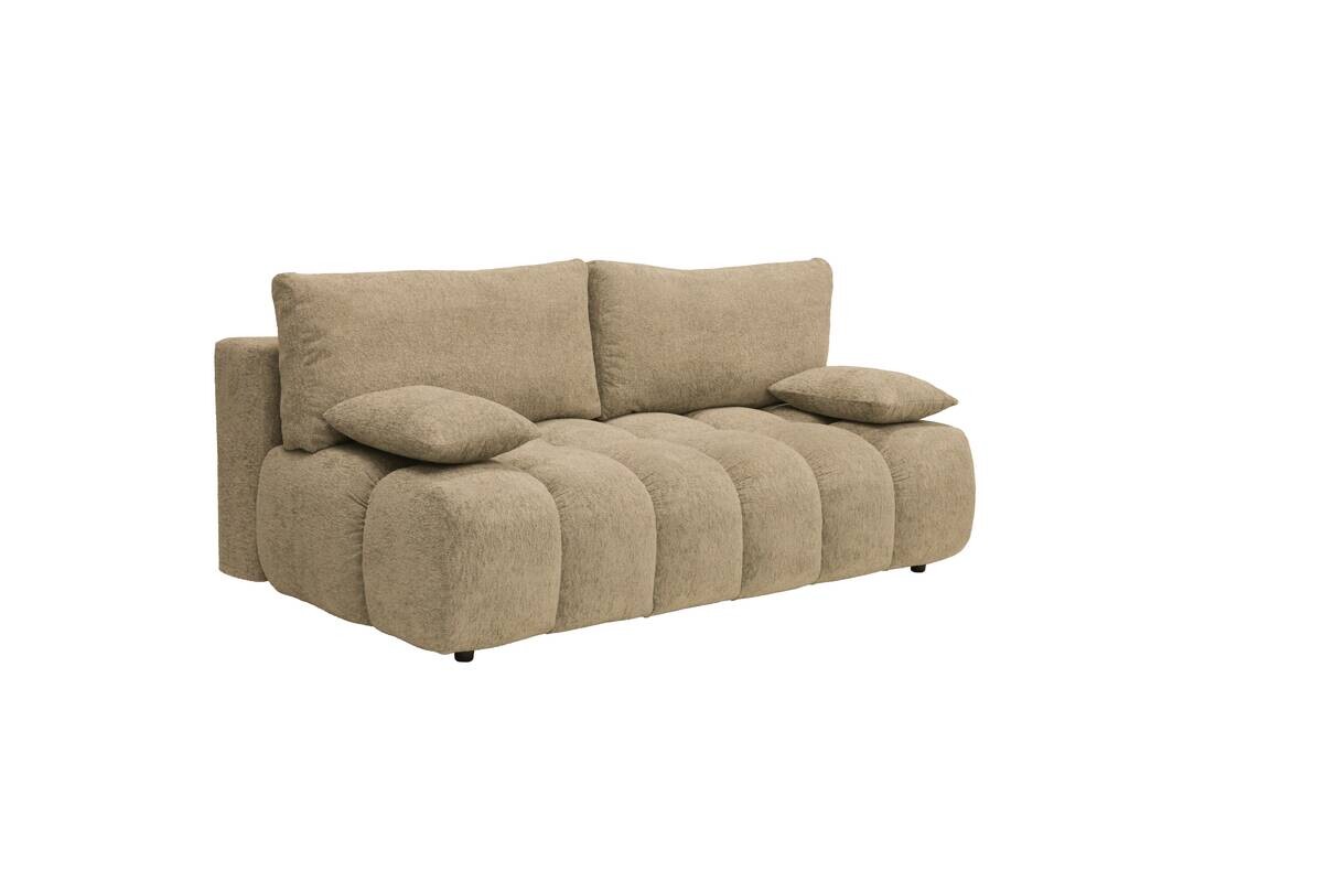 Schlafsofa beige Polyester B/H/T: ca. 210x72x105 cm