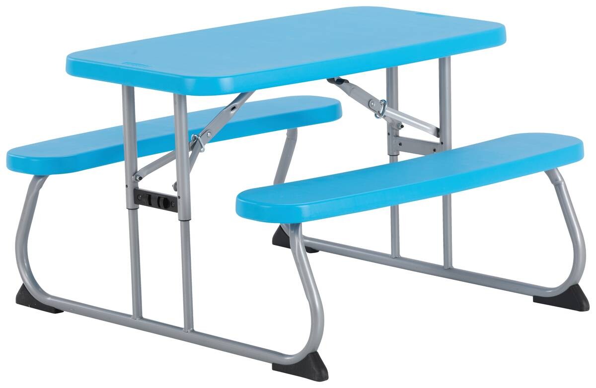Lifetime Picknickgarnitur Kids blau Kunststoff B/H/L: ca. 90x 53x 83 cm