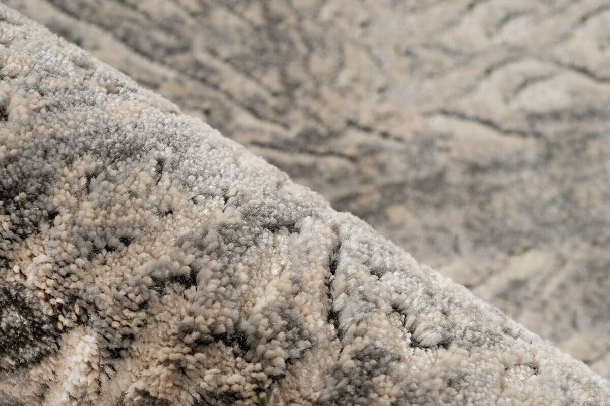 Kayoom Kurzflorteppich Adela 525 grau B/H/L: ca. 80x1,3x150 cm