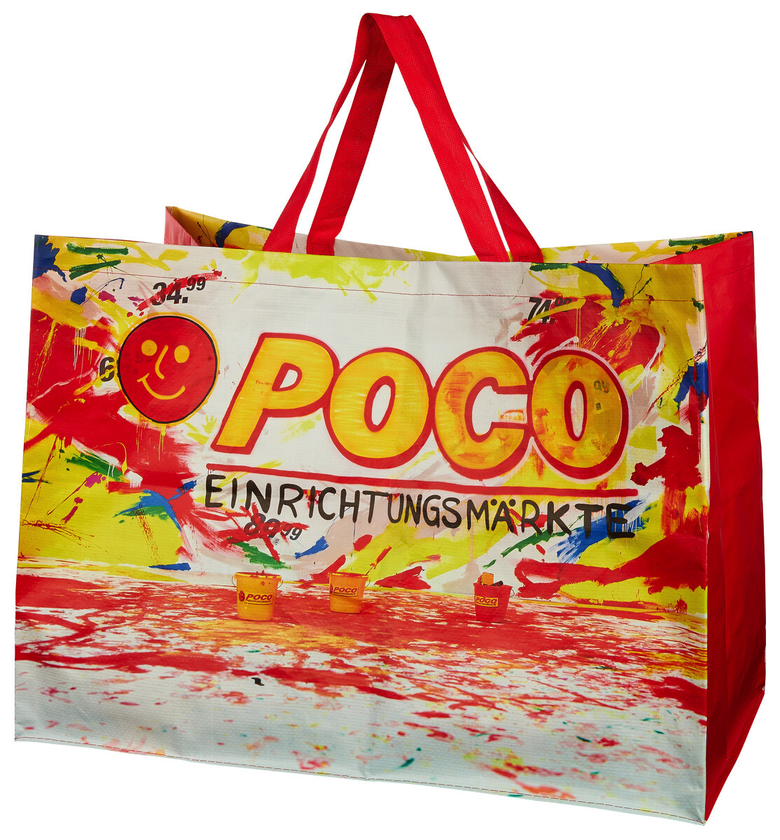 POCOline Einkaufstasche bunt B/H/L: ca. 30x55x40 cm
