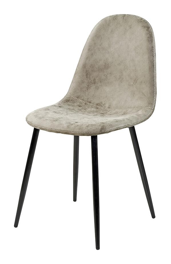 Stuhl graubraun Vintage B/H/T: ca. 42x85x55 cm