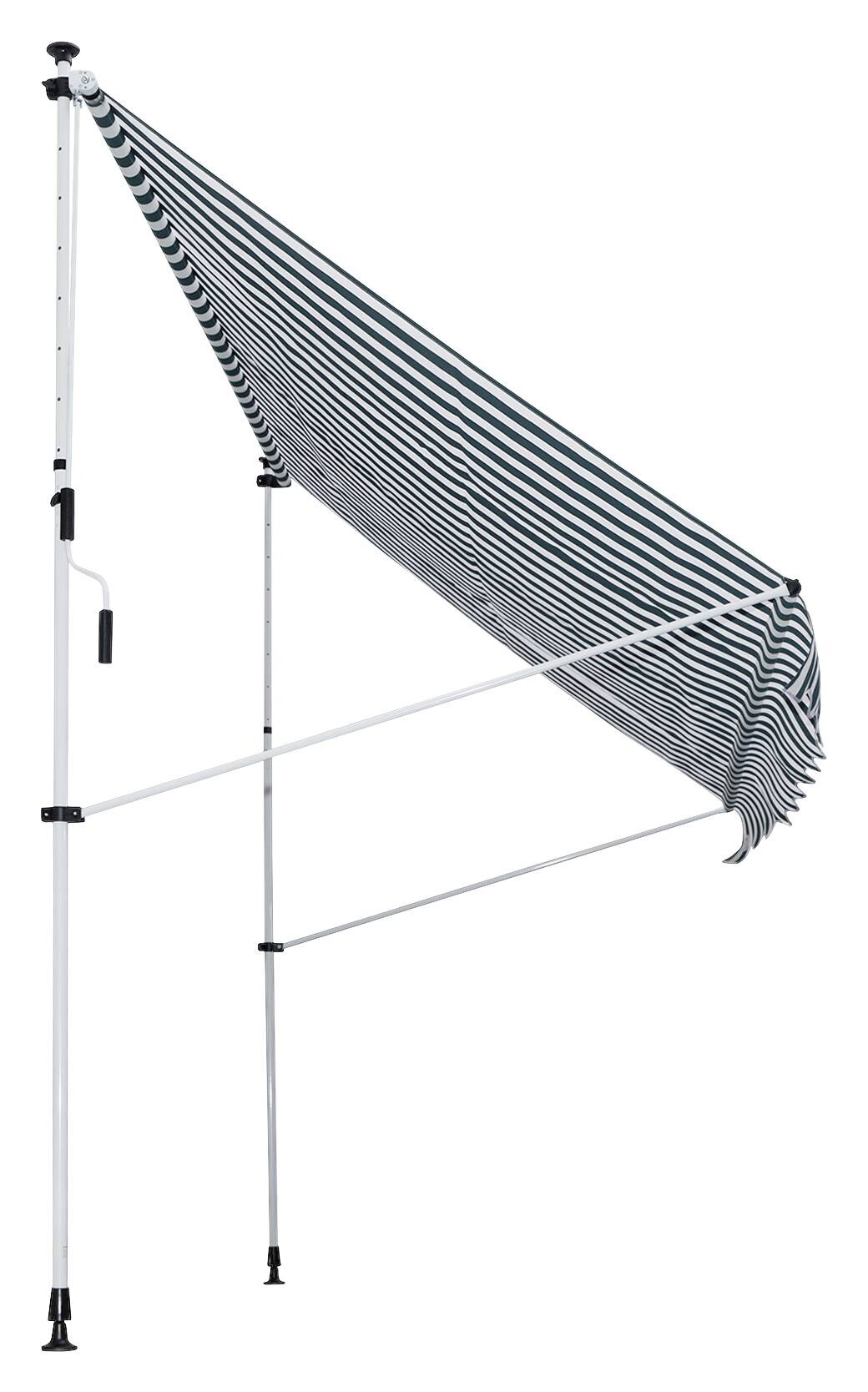 Outsunny Markise grün B/H/L: ca. 150x280x300 cm