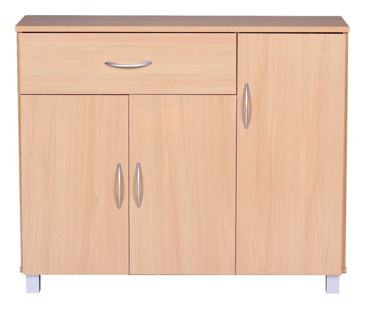 Sideboard buche Nachbildung silber B/H/T: ca. 90x75x30 cm