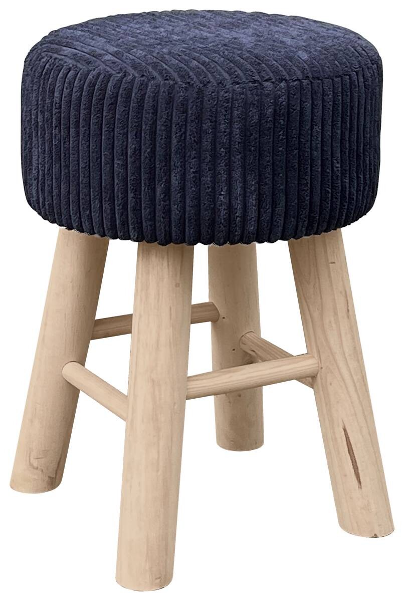 Hocker schwarz B/H/L: ca. 30x42x30 cm