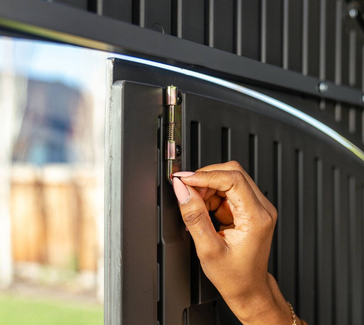 Lifetime Gerätehaus Utah grau B/H/L: ca. 206,2x264,4x426,5 cm