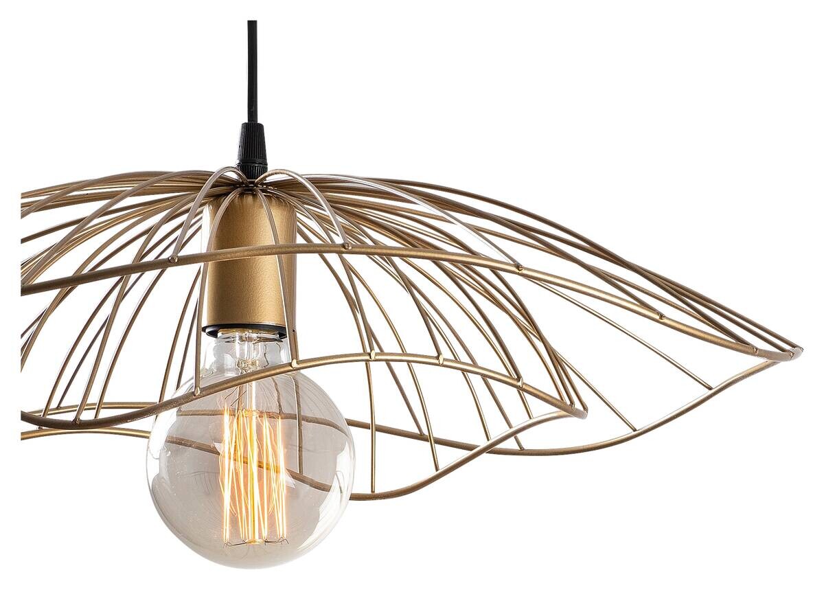 Opviq Pendelleuchte Tel bronze Metall B/H/T/L/D: ca. 50x111x50x50x50 cm E27 1 Brennstellen