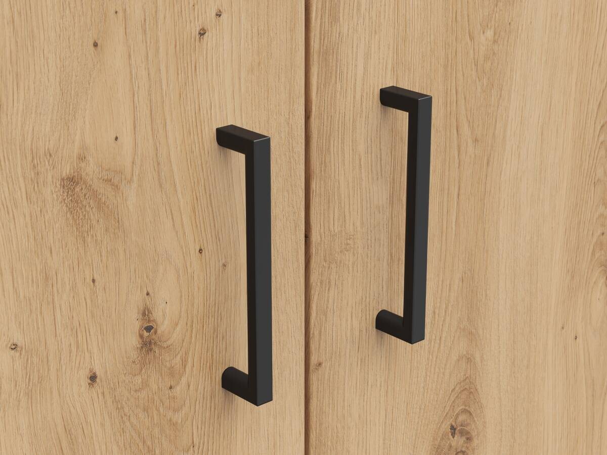 Schrank Multi-Stauraum Typ 37 Eiche Artisan Nachbildung B/H/T: ca. 80x195x40 cm