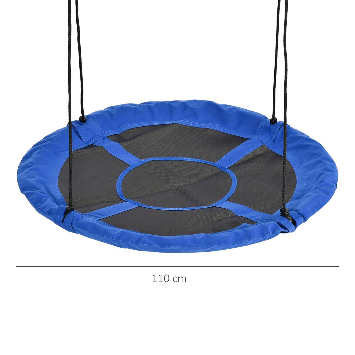 Outsunny Schaukel blau B/H/L: ca. 110x110x170 cm