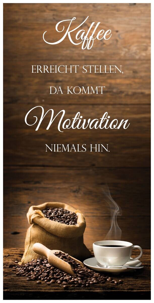 Keilrahmenbild Kaffee B/H: ca. 40x20 cm