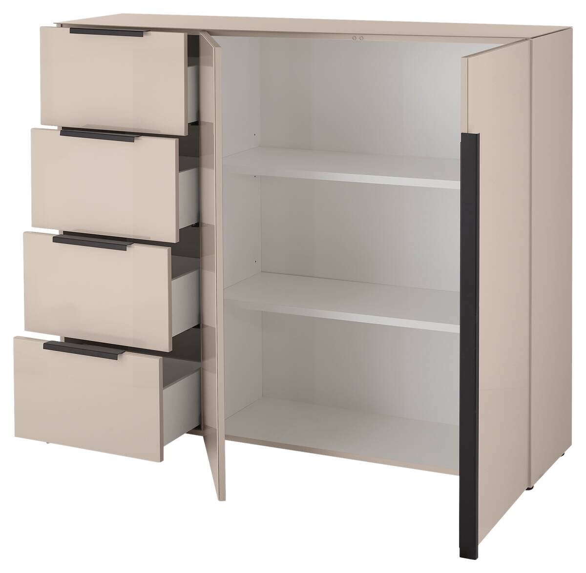 Kombikommode Sarino Kaschmir B/H/T: ca. 149x121x38 cm