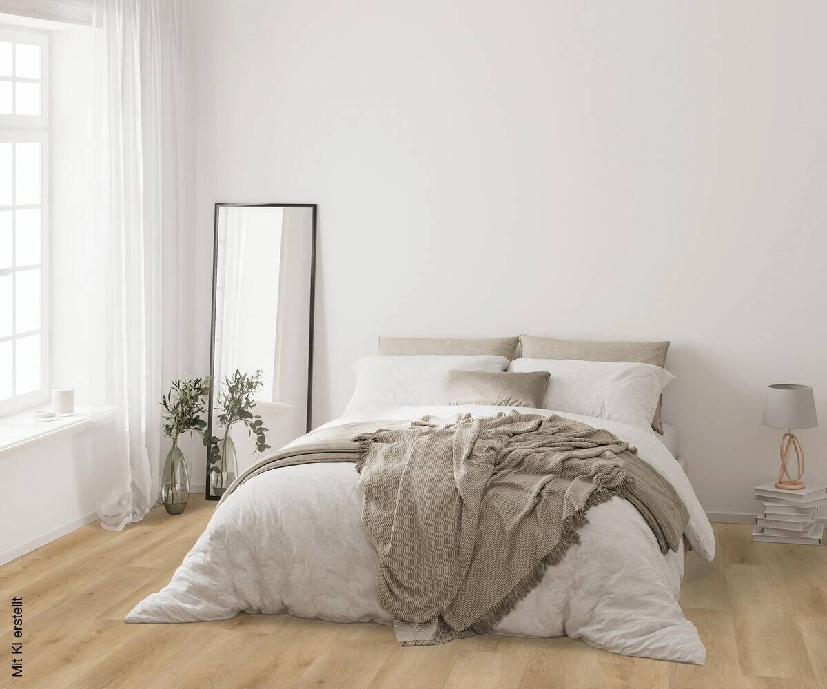 Click-Vinylboden Buchrasen ca. 2,782 m² im Paket B/L: ca. 22,8x122 cm pro Paket