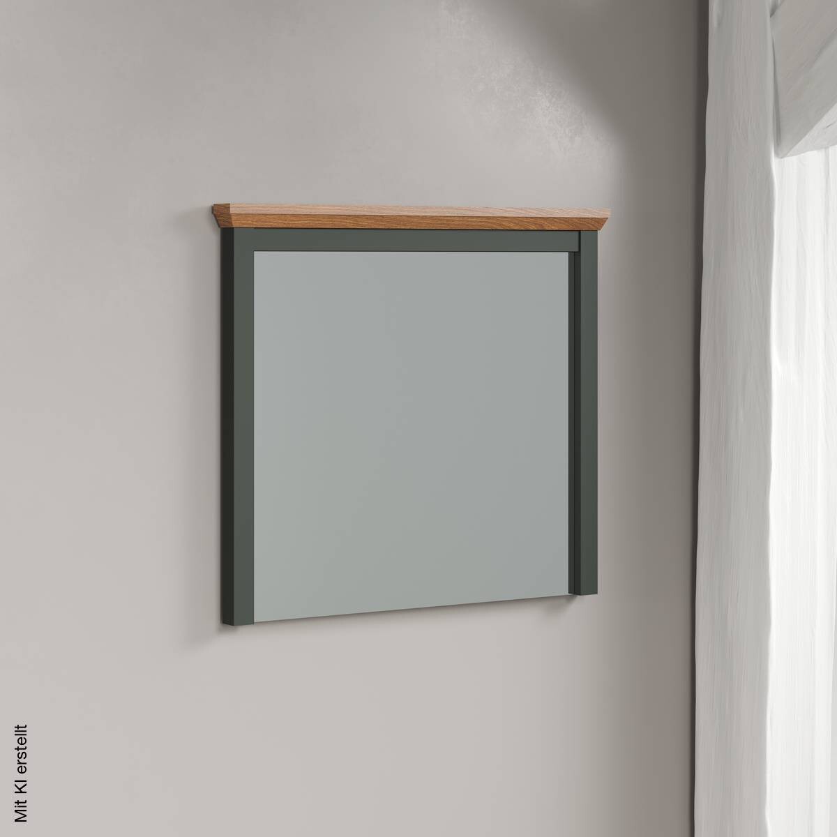 Wandspiegel Stanton tannengrün Eiche Evoke Coast Nachbildung B/H/T: ca. 77x68x6 cm