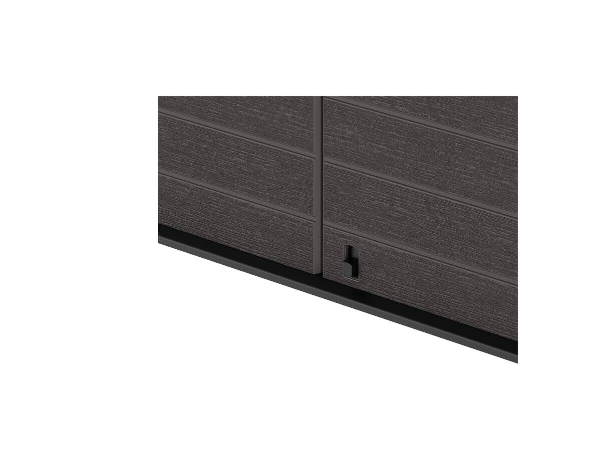 VCM Mülltonnenbox 2er StoreAway braun Kunststoff B/H/L: ca. 145x125x83 cm