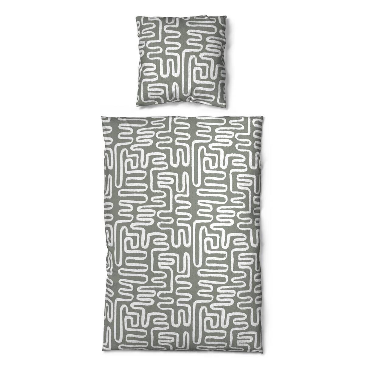 Microfaser Bettwäsche Seersucker