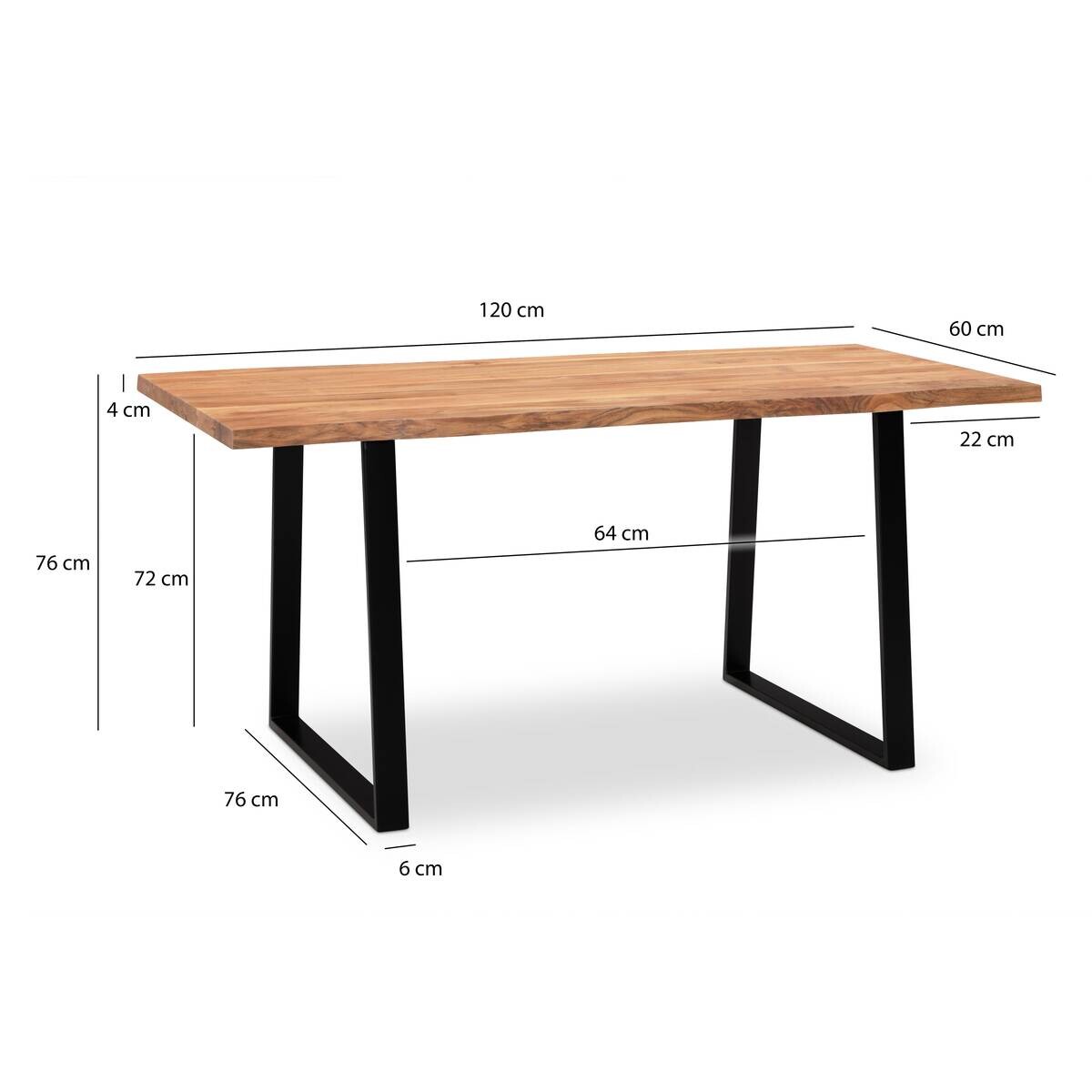 Schreibtisch B/H/T: ca. 120x76x60 cm