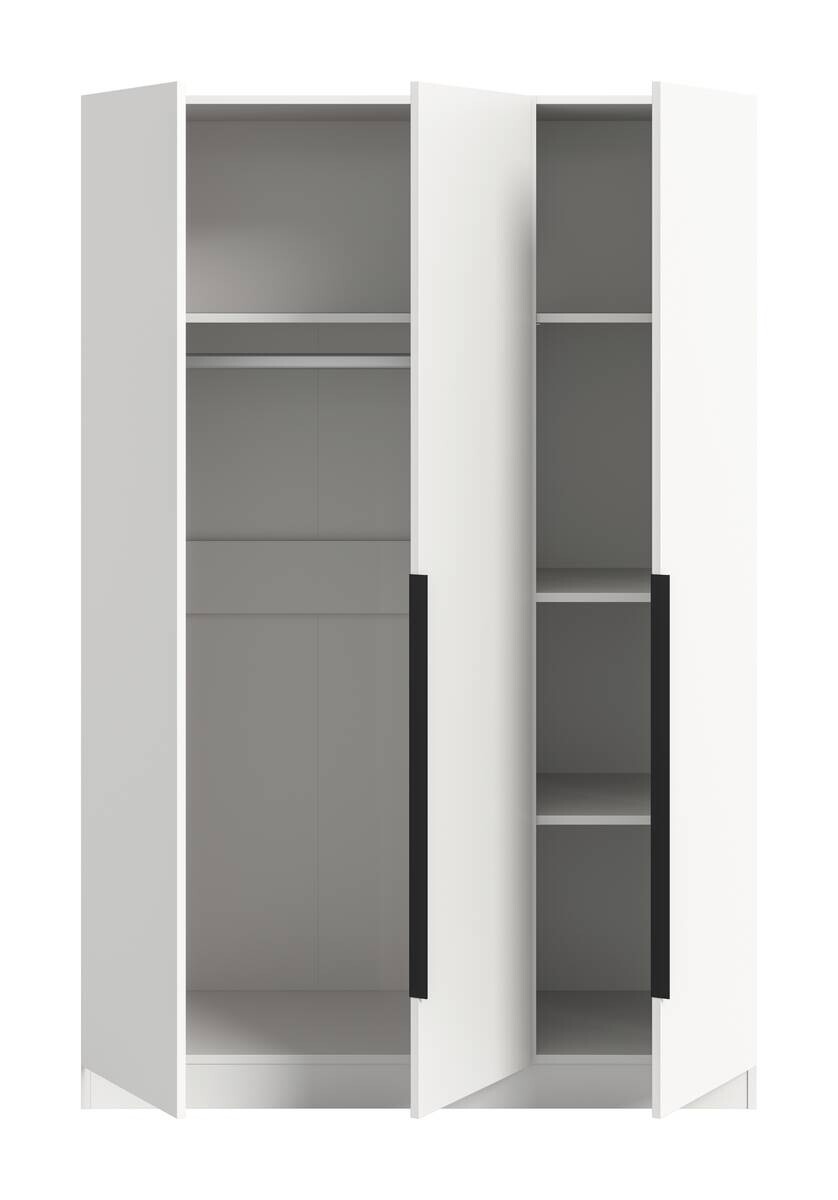 Kleiderschrank KOPENHAGEN weiß B/H/T: ca. 120x181x52 cm