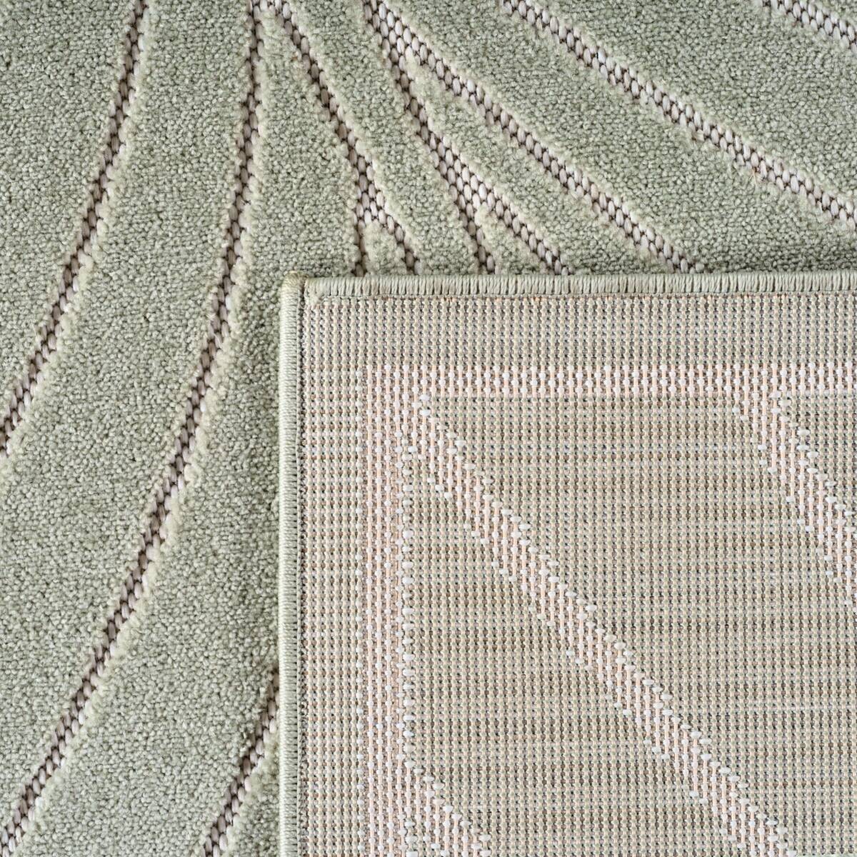 Ayyildiz Flachwebteppich NOVA grün B/L: ca. 240x340 cm