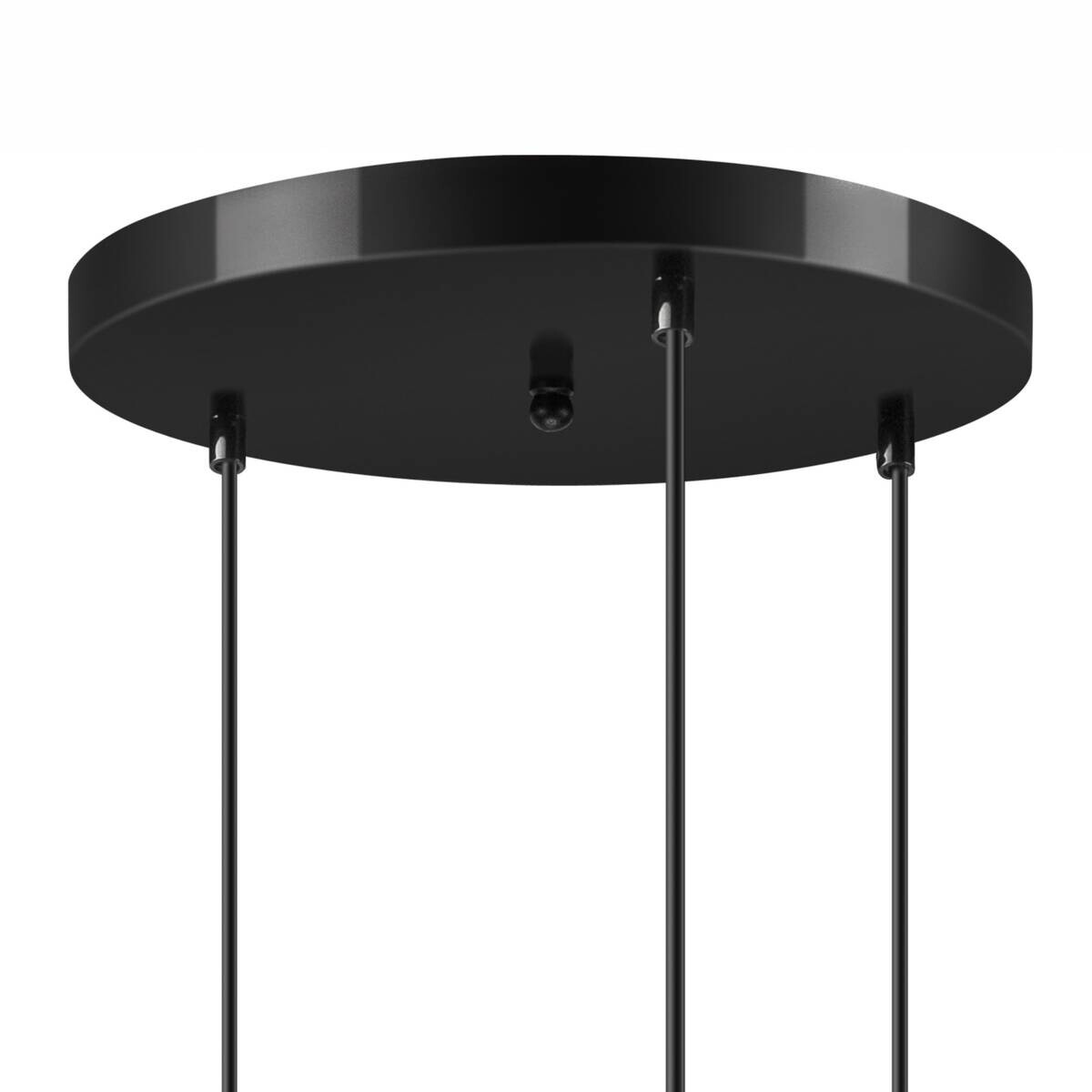Lamkur Pendelleuchte ZOYA 45450 schwarz Stahl H/L: ca. 50x107 cm E27 3 Brennstellen
