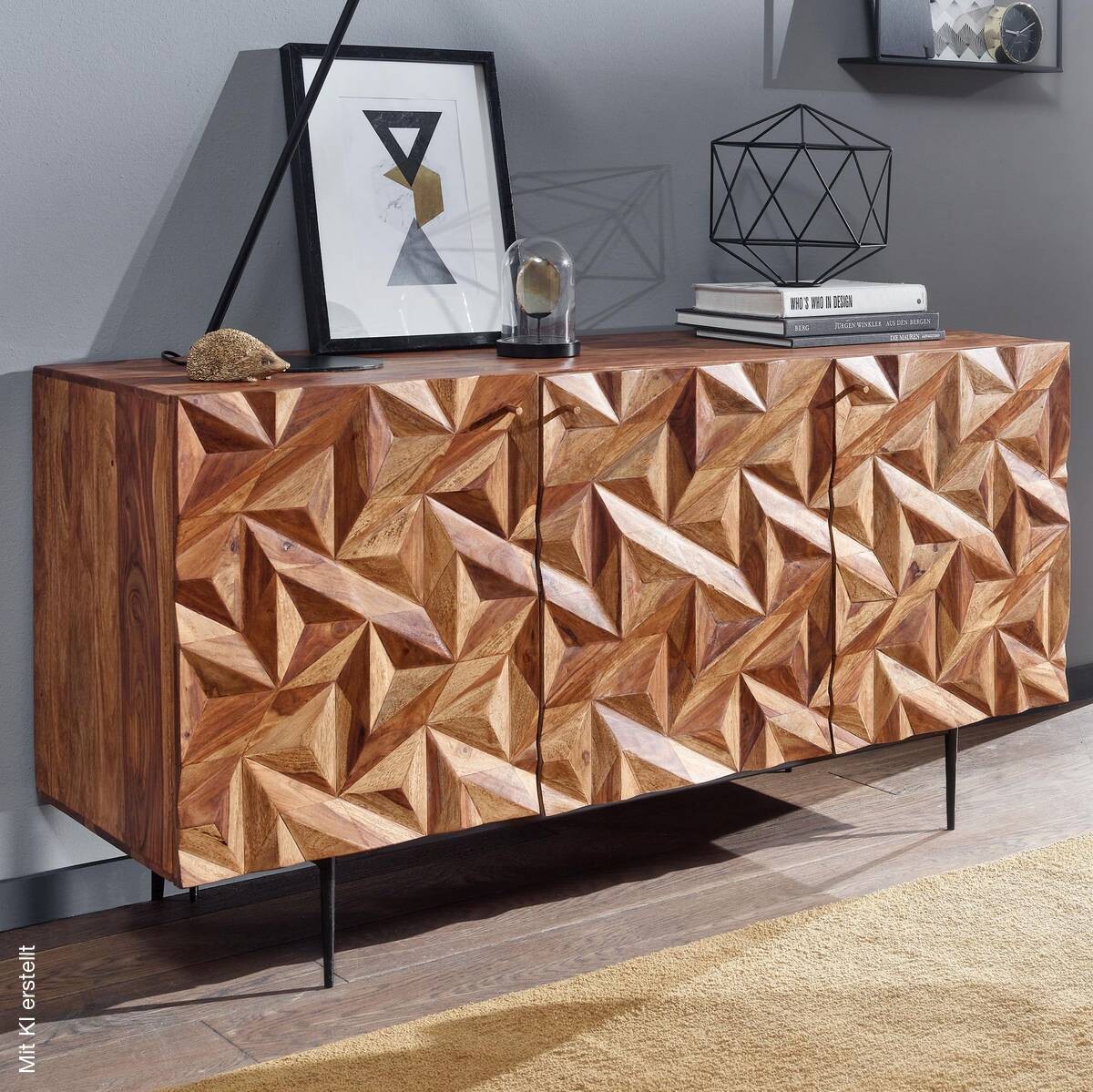 Sideboard rosenholz Nachbildung B/H/T: ca. 144x72x47 cm
