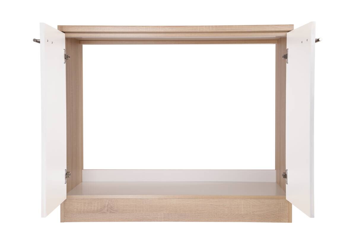 Spülenunterschrank Merle weiß B/H/T: ca. 100x85x60 cm