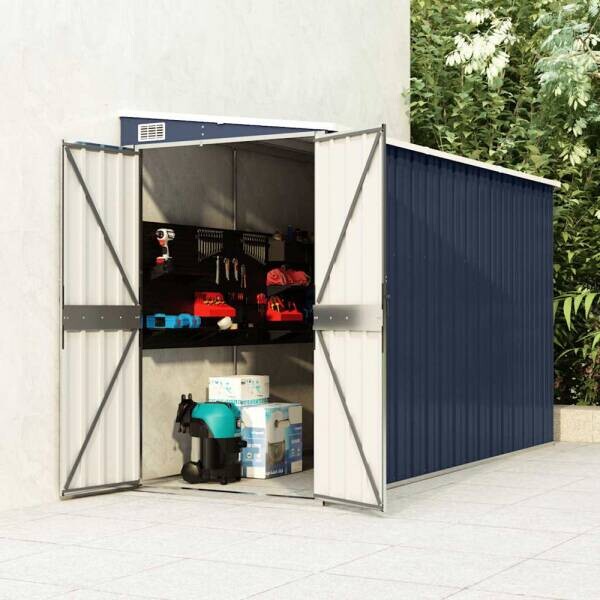 vidaXL Gartenhaus anthrazit B/H/T: ca. 118x178x288 cm
