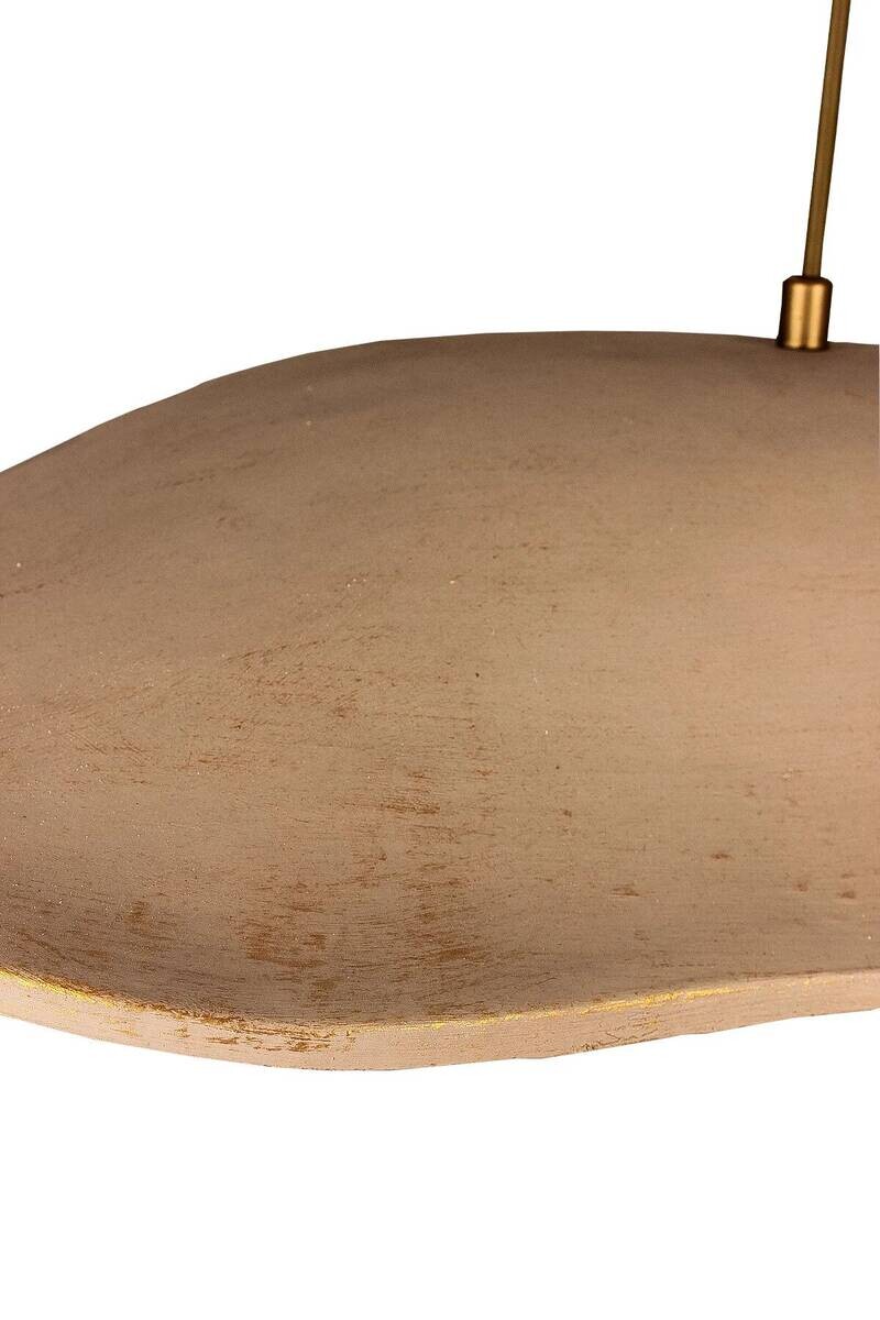 Opviq Pendelleuchte gold Metall B/H/T/L/D: ca. 58x60x58x58x58 cm E27 1 Brennstellen