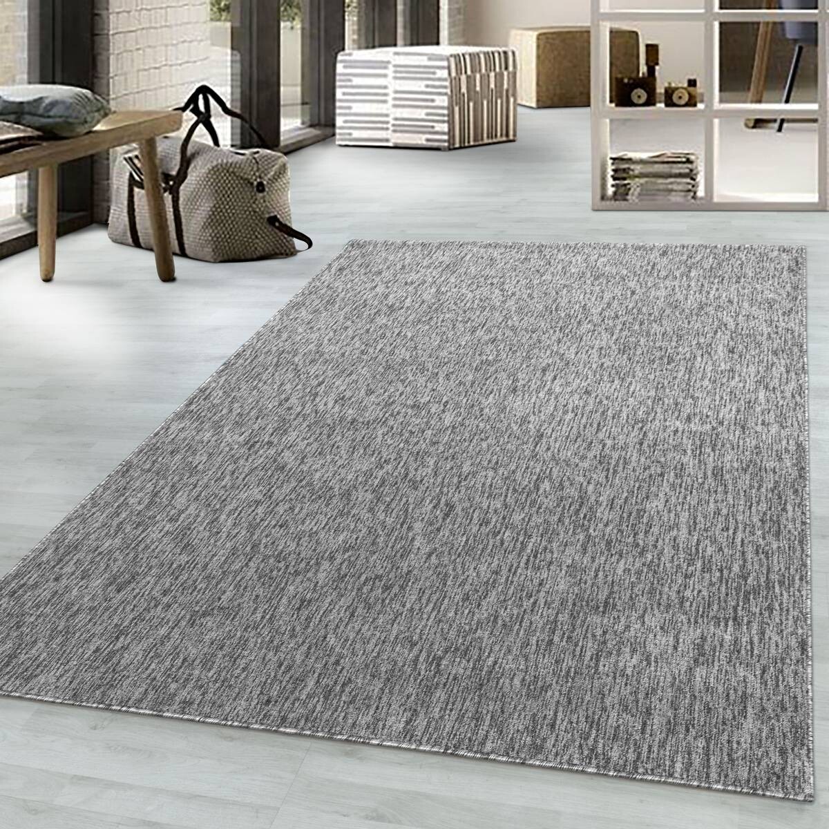 Ayyildiz Teppich NIZZA hellgrau B/L: ca. 80x250 cm