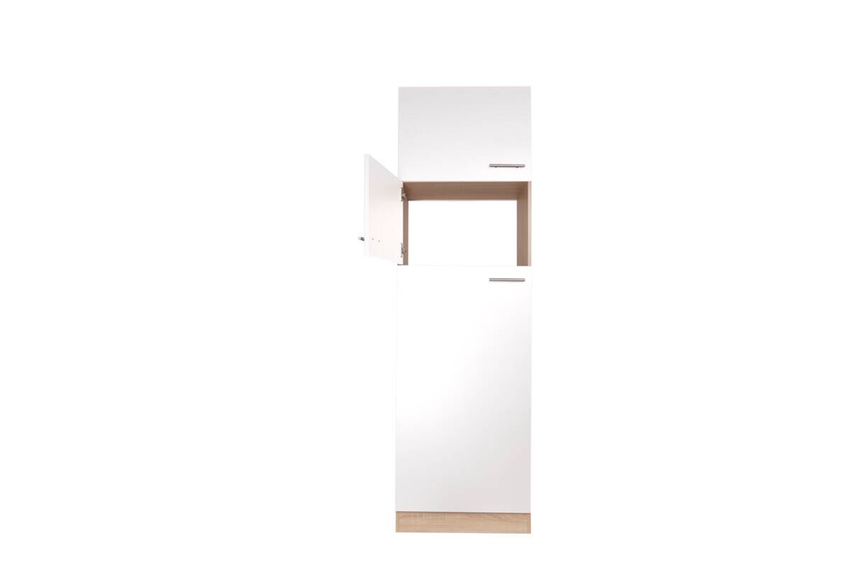 Kühlumbauschrank Merle weiß B/H/T: ca. 60x200x60 cm