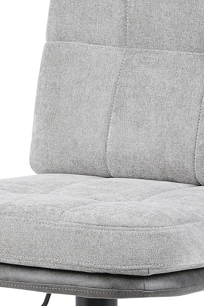 Barhocker Vila grau anthrazit Microfaser Webstoff B/H/T: ca. 43x99x59 cm