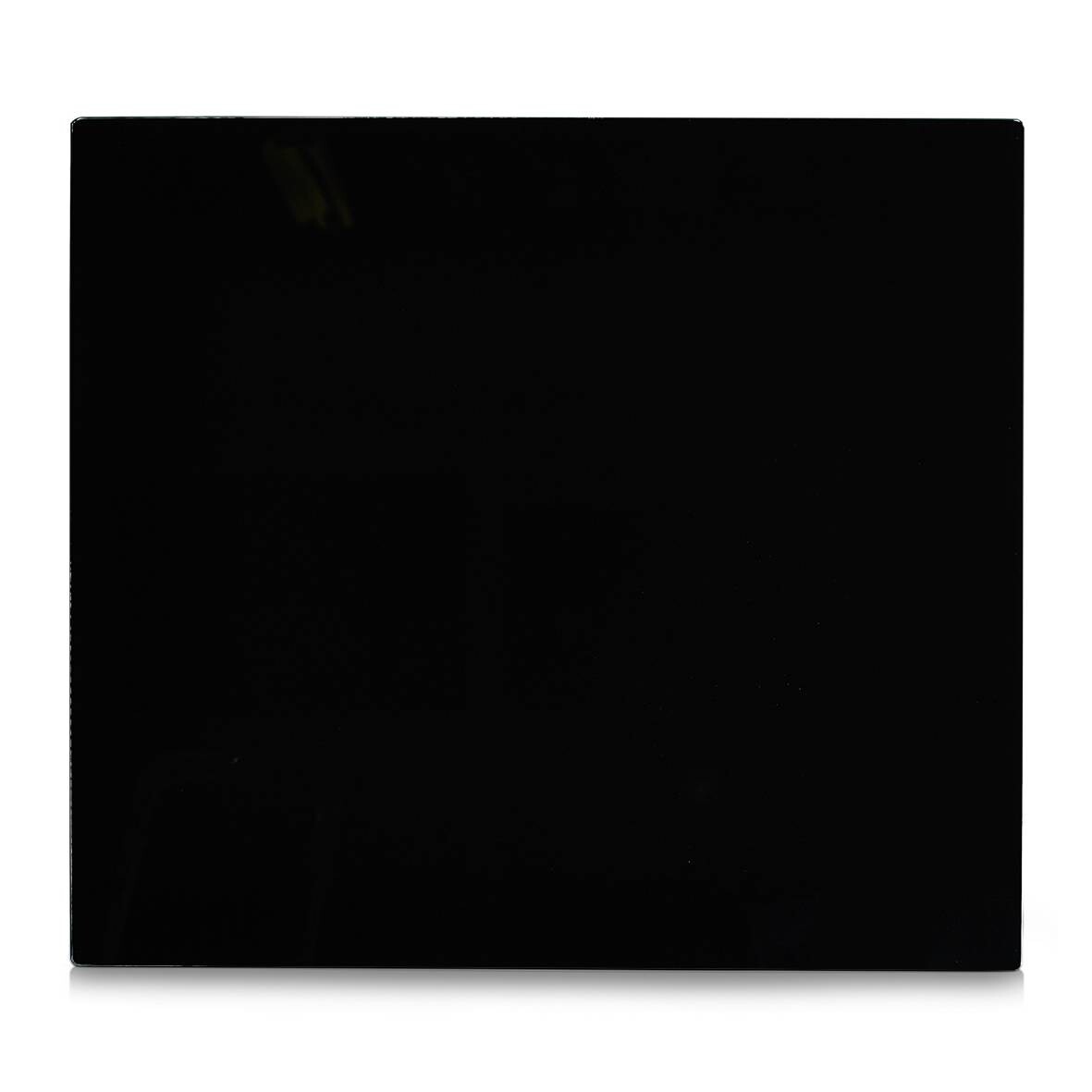 Zeller Herdblende-/Abdeckplatte schwarz Glas B/H/L: ca. 50x0,8x56 cm