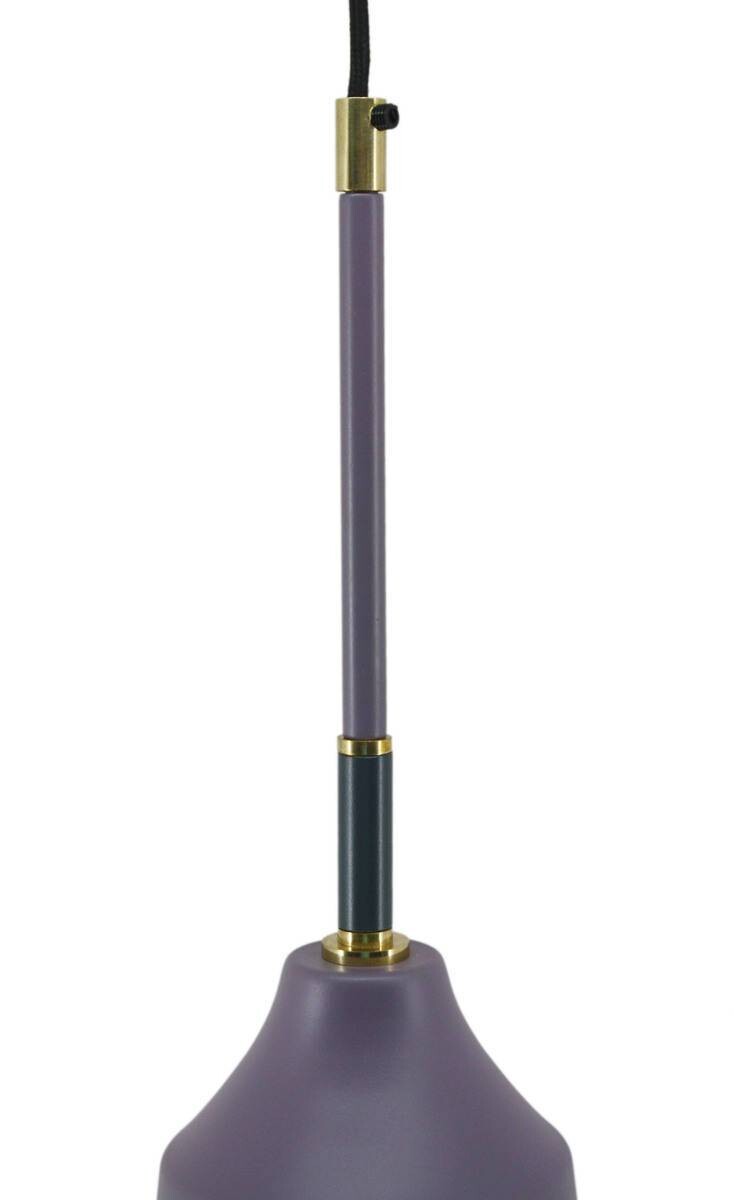 Kayoom Pendelleuchte Caja 387 violett Eisen B/H/L: ca. 15x45x15 cm E27 1 Brennstellen