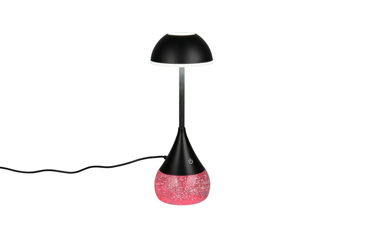 Reality LED-Tischleuchte Tembo schwarz Kunststoff B/L: ca. 11x28,3 cm