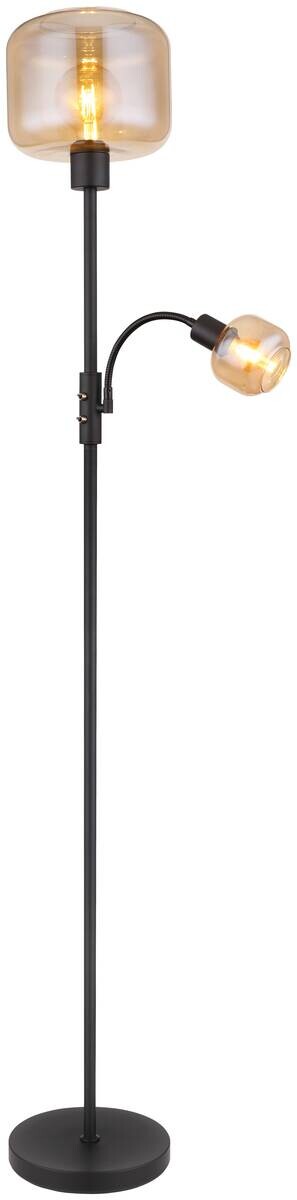 Stehlampe H/D: ca. 165x25 cm E27 2 Brennstellen