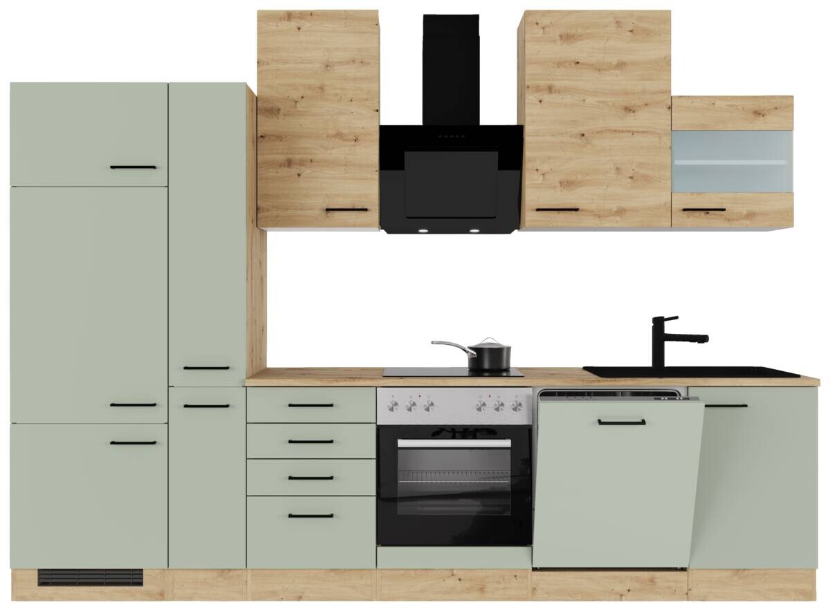 Küchenblock Cara Schilf B/T: ca. 310x60 cm