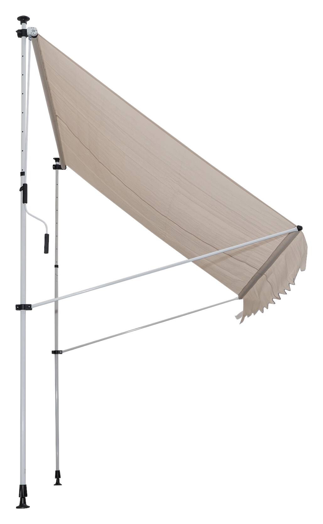 Outsunny Klemm-Markise beige B/L: ca. 200x150 cm