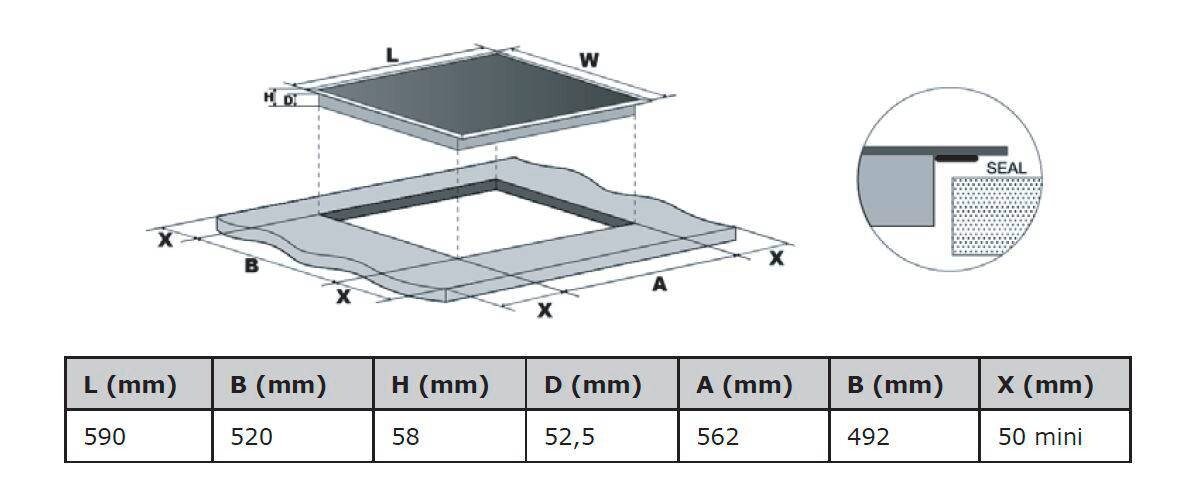 Respekta Küchenblock Premium grau hochglänzend B/H/T: ca. 280x220,5x60 cm